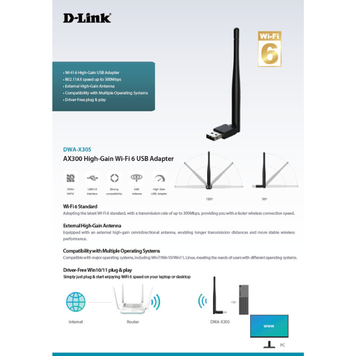 D-Link DWA X305-4