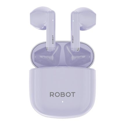 Earphone Bluetooth TWS Robot T60 - Light Purple