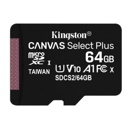 MicroSD 64GB Kingston Canvas Select Plus