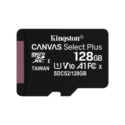MicroSD 128GB Kingston Canvas Select Plus