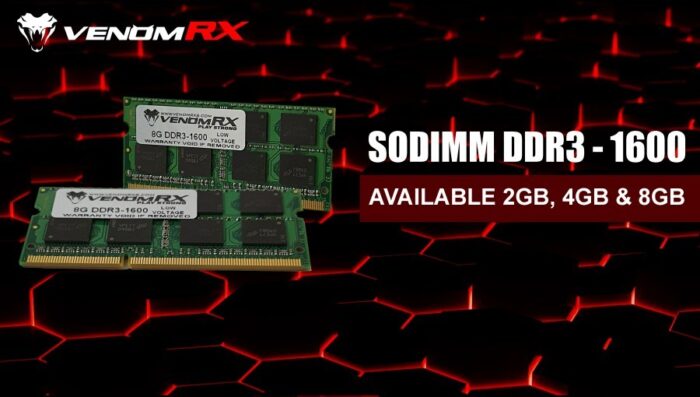Sodimm DDR3 8GB Venom RX LV-3