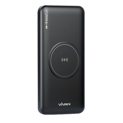 Powerbank Vivan W11 10000mAh Wireless 3 Output Fast Charging 18W