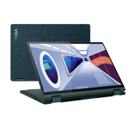 Lenovo Yoga 6-13ABR8 3QID Touch 2in1 - Dark Teal Fabric [Ryzen 7 7730U-16GB-SSD 512GB]