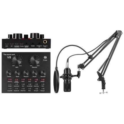 MIC Studio Pro Ventuz Condenser Microphone + Mixer Recording
