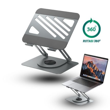 Laptop Stand Robot RT-LS06 Rotate 360° Liftable & Foldable Silver