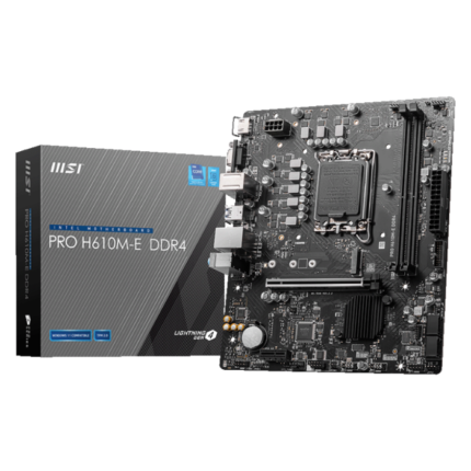 Motherboard MSI Pro H610M-E DDR4 for Intel Gen 12