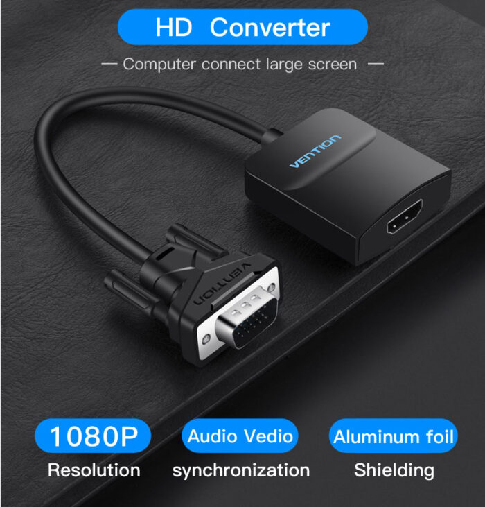 Converter VGA To HDMI+ Audio + USB Micro Vention ACNBB-5