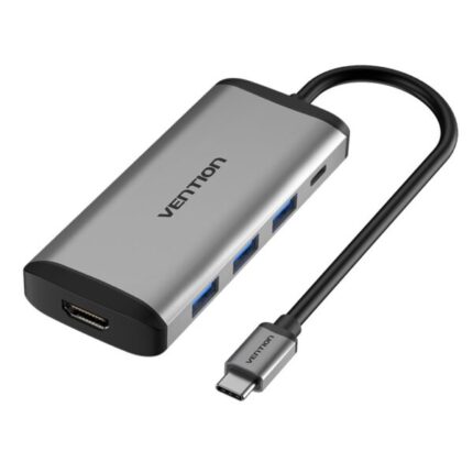 USB Hub Vention Type C to USB 3.0 Multiport (5in1)