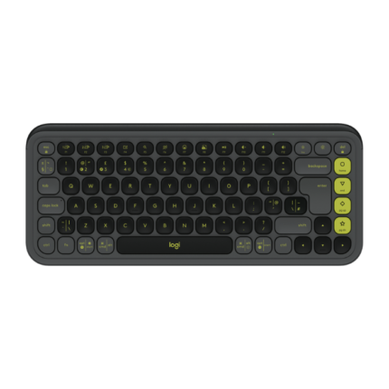 Keyboard Bluetooth Logitech Pop Icon Keys - Graphite Green