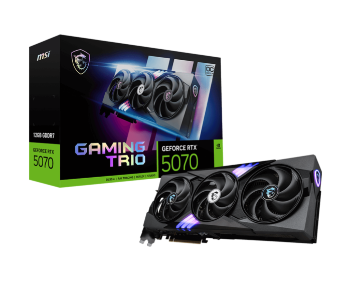 RTX5070 12GB GDDR7 MSI Gaming Trio OC
